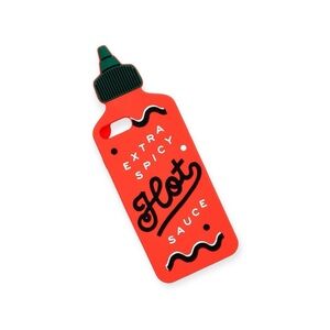 new Bando  Hot + Spicy Sauce  iPhone 6 7 8 Protective 3D Phone Case  Red 